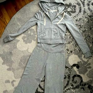 Two piece crop lounge set